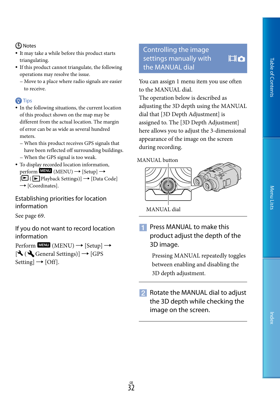Sony DEV-5 User Manual | Page 32 / 98