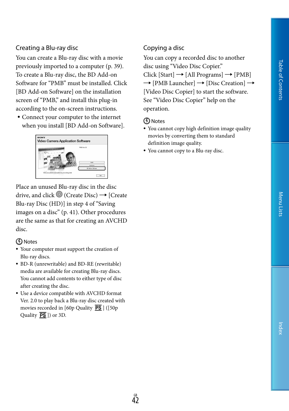 Sony DEV-5 User Manual | Page 42 / 98