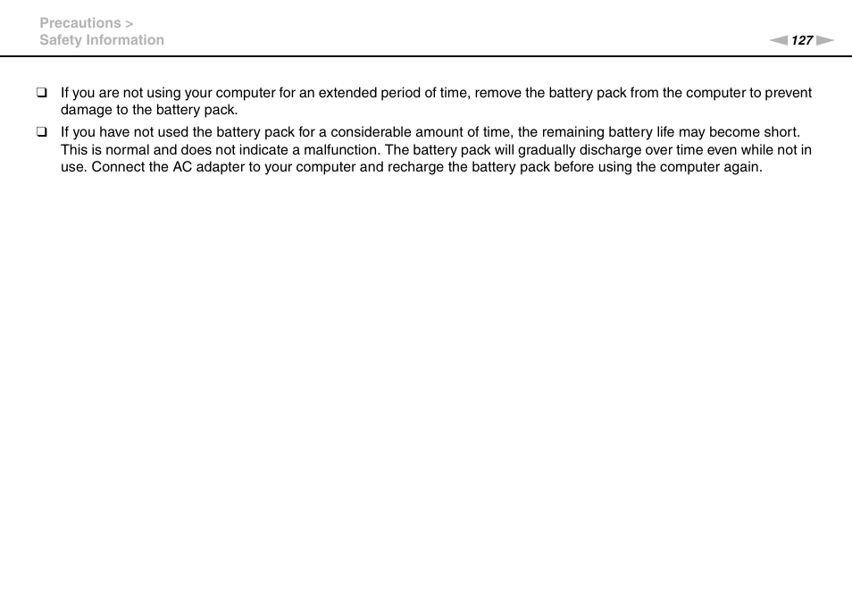 Sony VGNSR590F User Manual | Page 127 / 187