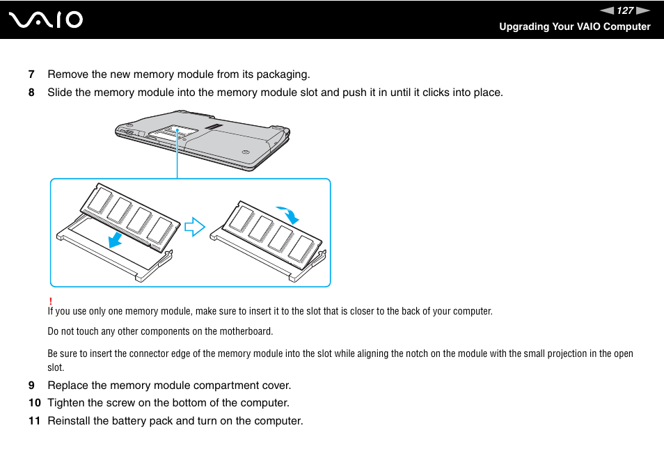 Sony VGN-AR870NA User Manual | Page 127 / 210