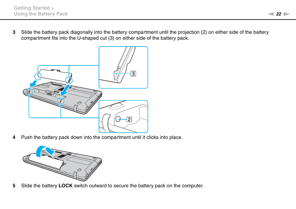 Sony VGN-NW226F User Manual | Page 22 / 152