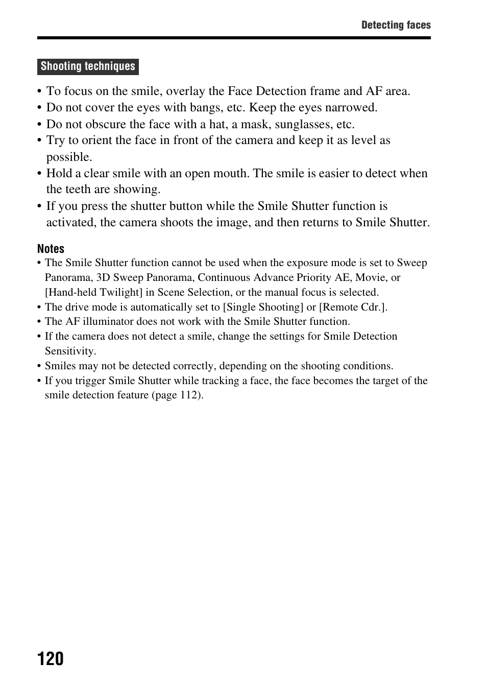Sony SLT-A65VL User Manual | Page 120 / 214