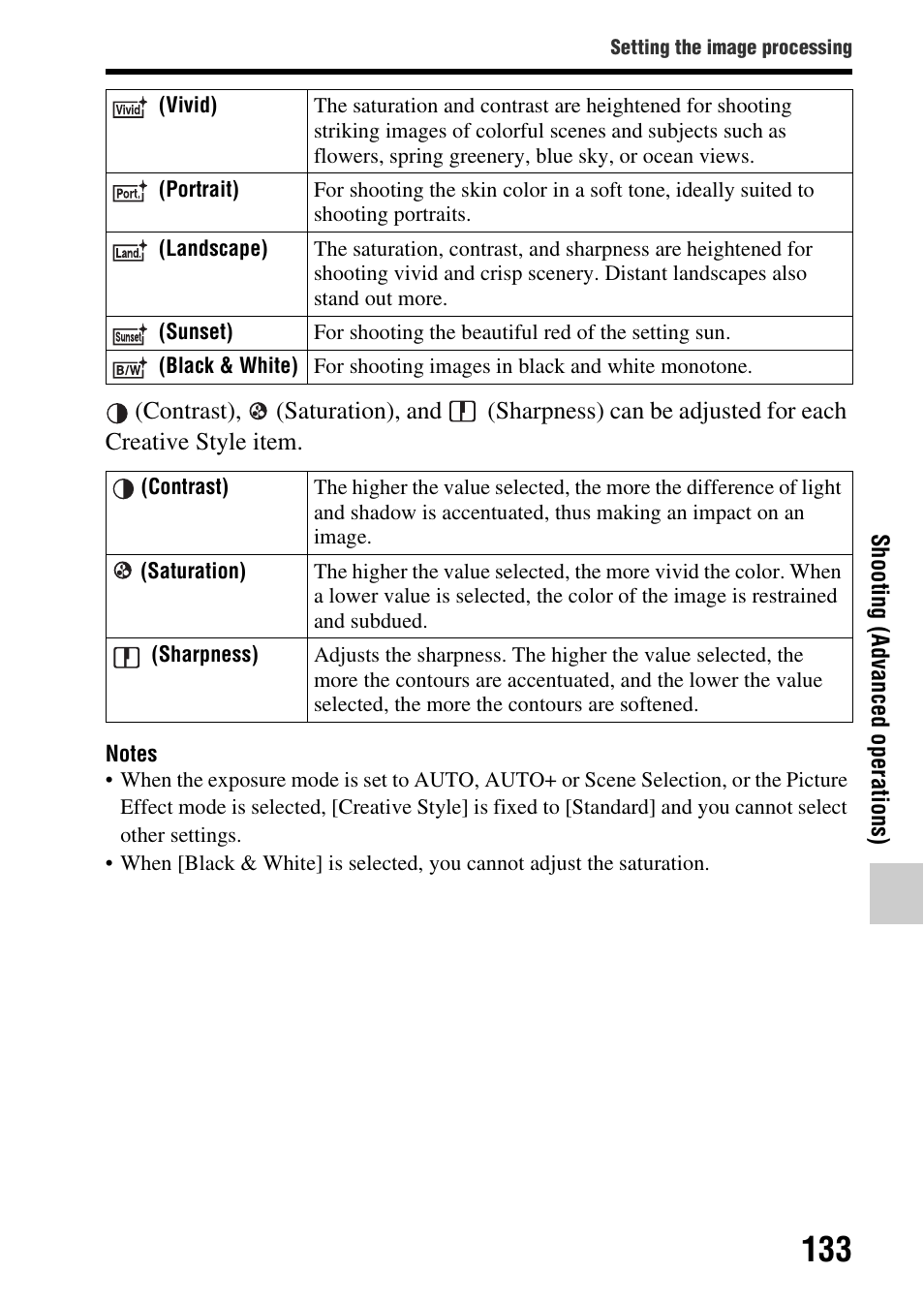 Sony SLT-A65VL User Manual | Page 133 / 214