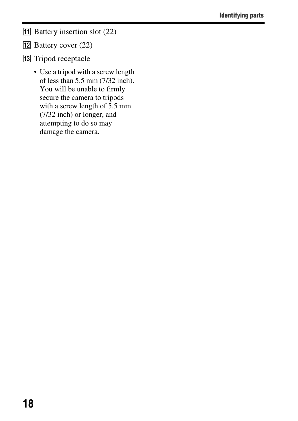 Sony SLT-A65VL User Manual | Page 18 / 214