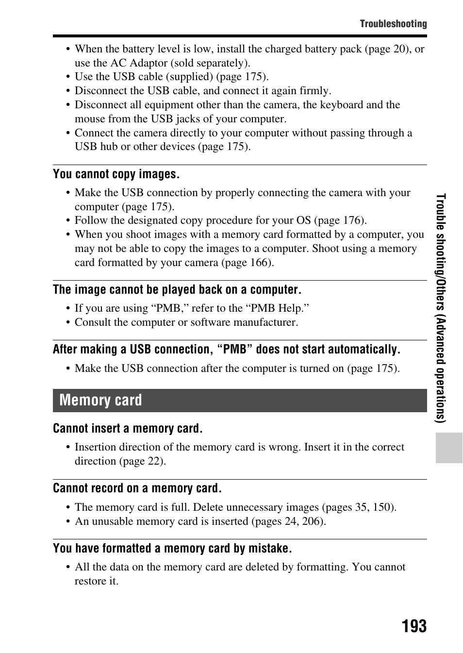 Sony SLT-A65VL User Manual | Page 193 / 214