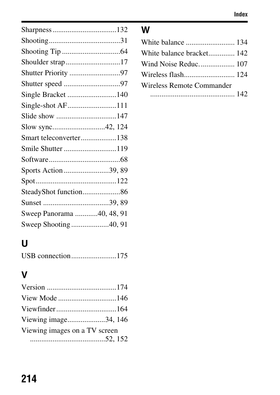 Sony SLT-A65VL User Manual | Page 214 / 214