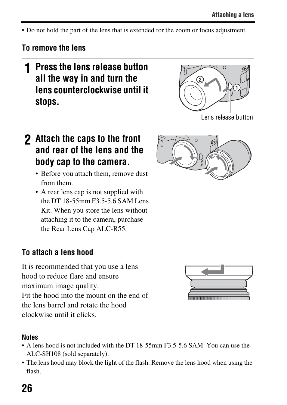 N (26) | Sony SLT-A65VL User Manual | Page 26 / 214