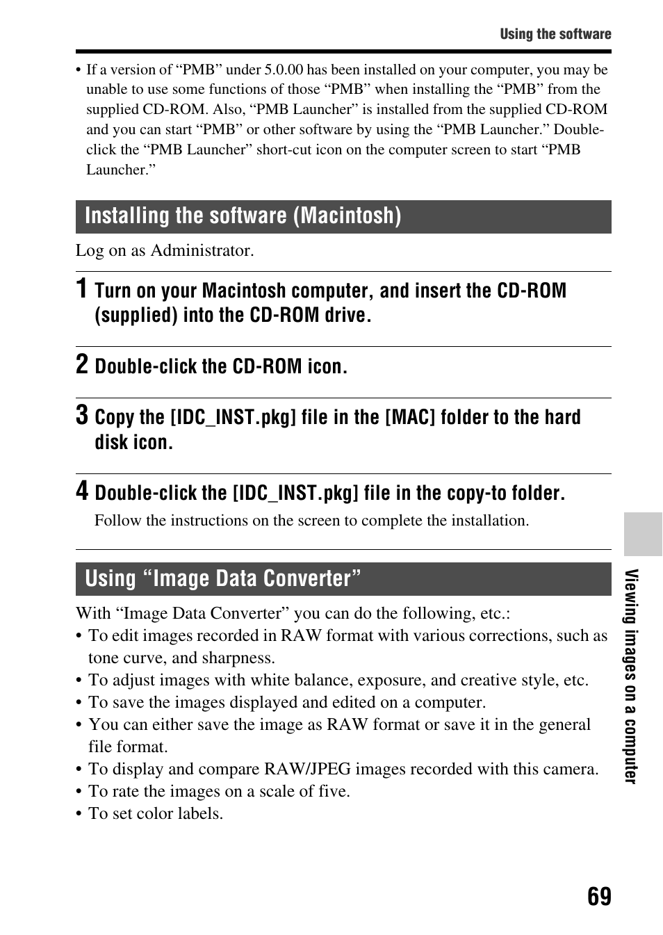 Sony SLT-A65VL User Manual | Page 69 / 214
