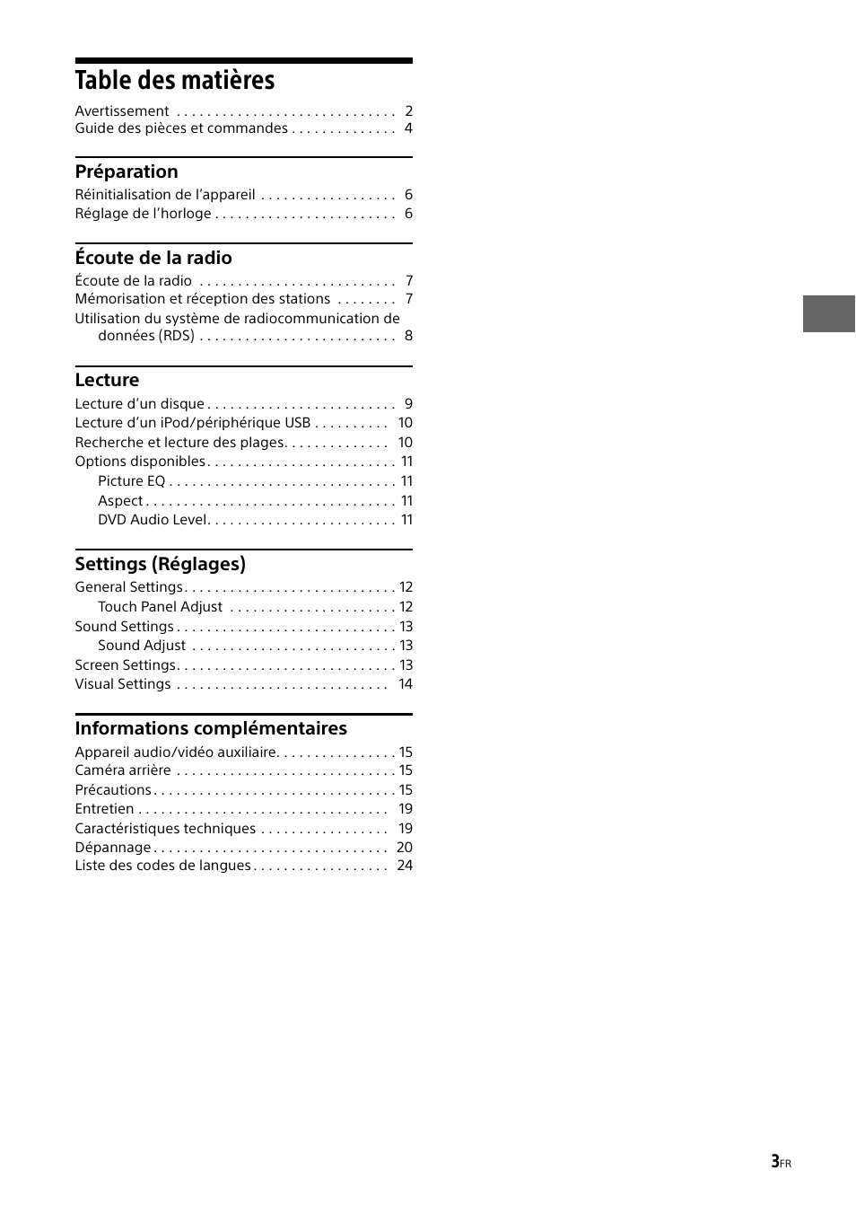 Sony XAV-65 User Manual | Page 25 / 72