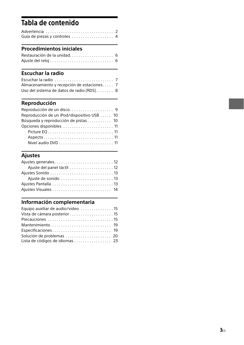 Sony XAV-65 User Manual | Page 49 / 72