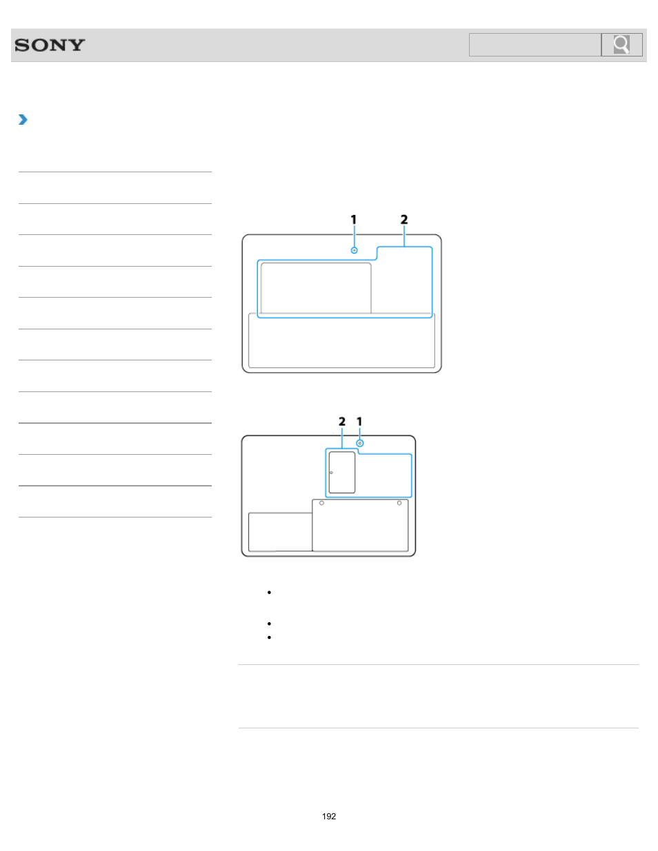 Parts and controls on the bottom, How to use | Sony SVT13128CYS User Manual | Page 192 / 394