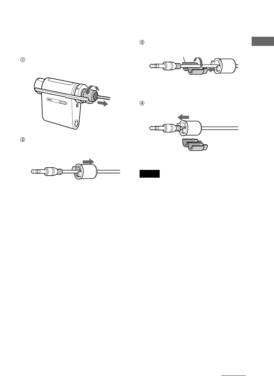 Removing the headphones from your network walkman | Sony NW-MS90D User Manual | Page 25 / 64