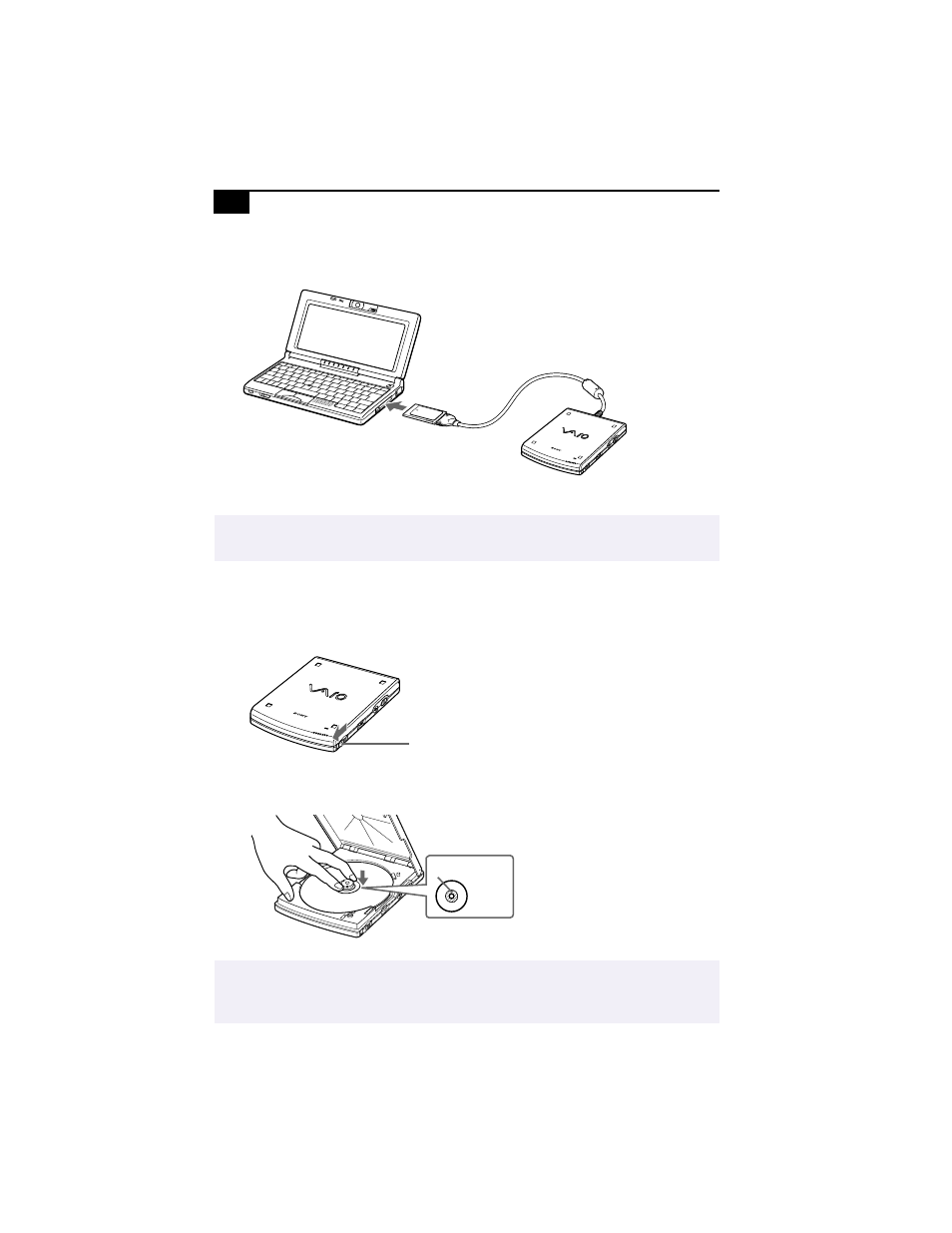 To insert a cd-rom | Sony PCG-C1X User Manual | Page 52 / 111