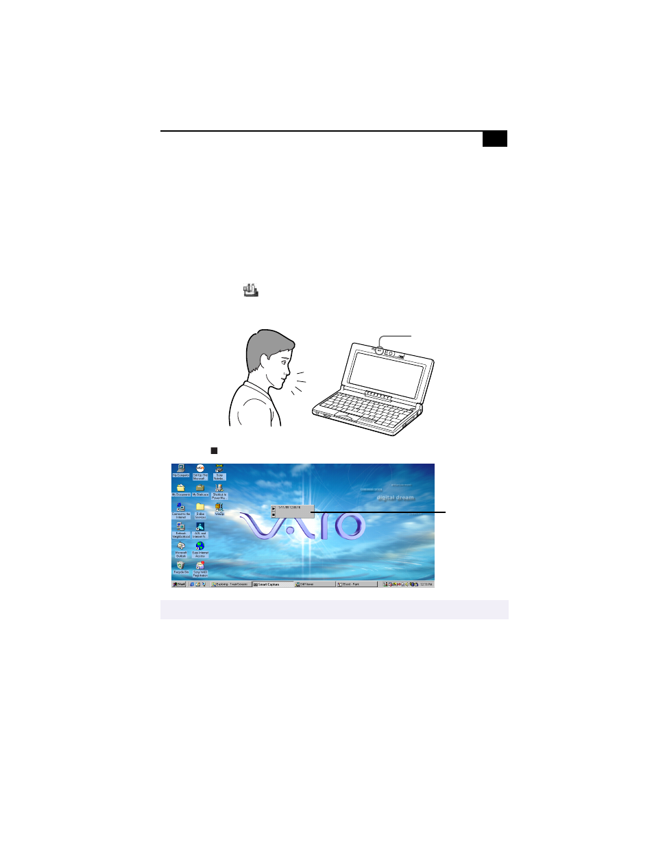 Using smart label, To create a voice memo | Sony PCG-C1X User Manual | Page 81 / 111