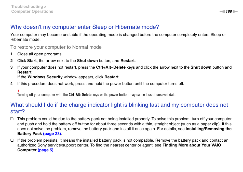 Sony VPCSE23FX User Manual | Page 166 / 212