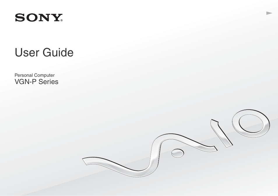 Sony VGN-P610 User Manual | 138 pages