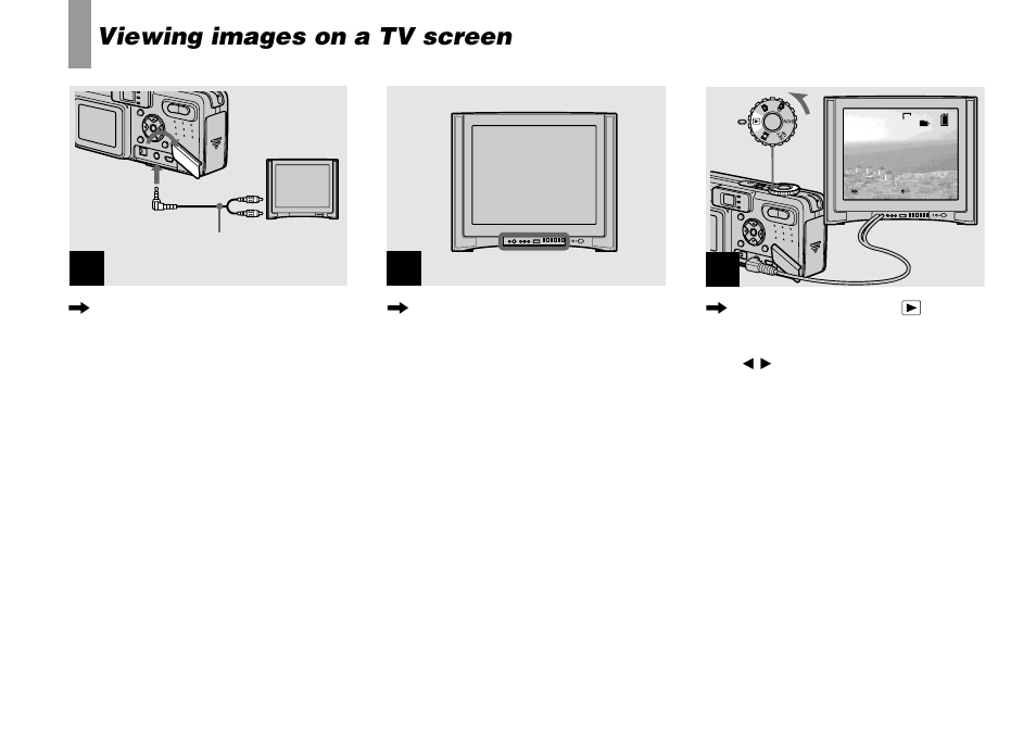 Viewing images on a tv screen | Sony DSC-P8 User Manual | Page 32 / 120