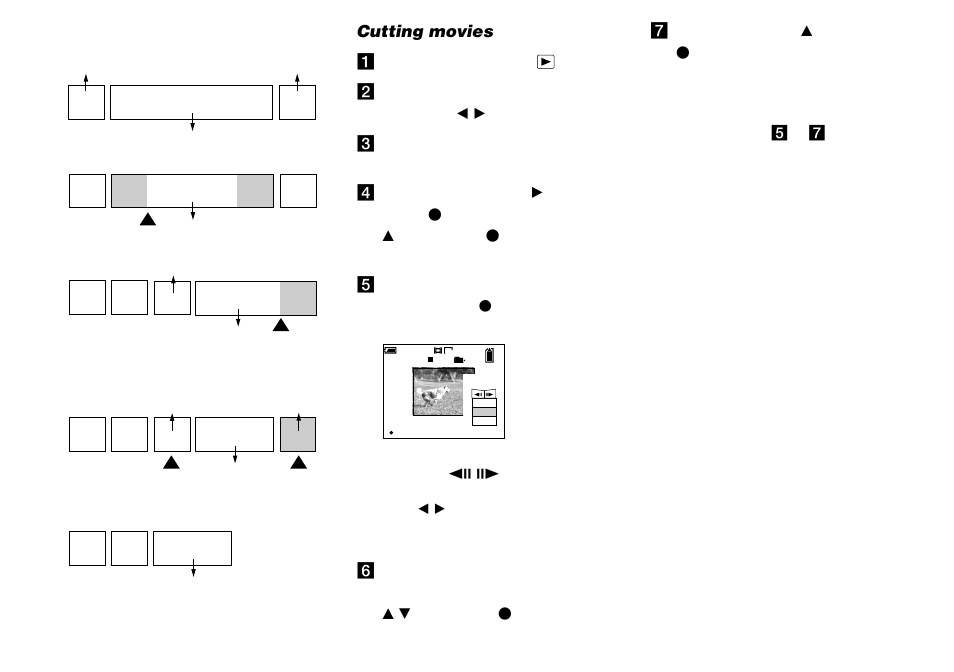 Cutting movies | Sony DSC-P8 User Manual | Page 72 / 120