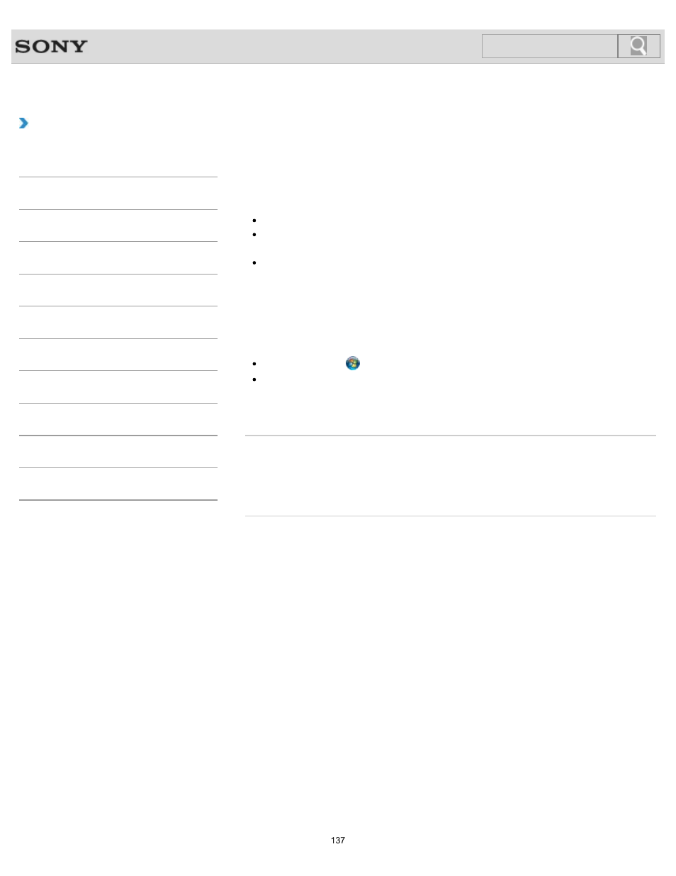 Problem, Details, How to use | Search | Sony SVS1511BFXB User Manual | Page 137 / 407