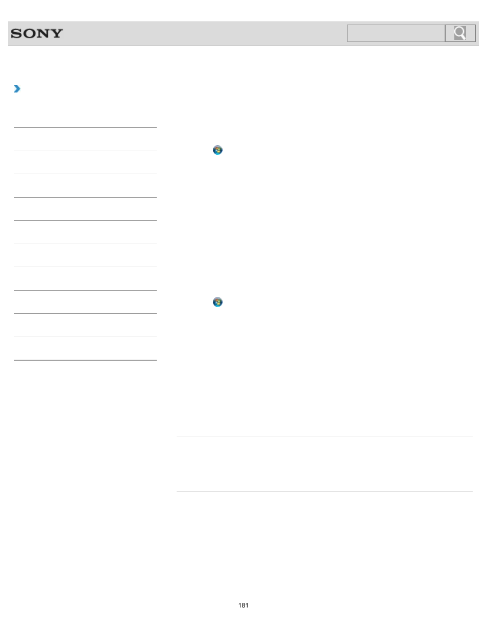 Changing the sound output device, How to use, Search | Sony SVS1511BFXB User Manual | Page 181 / 407