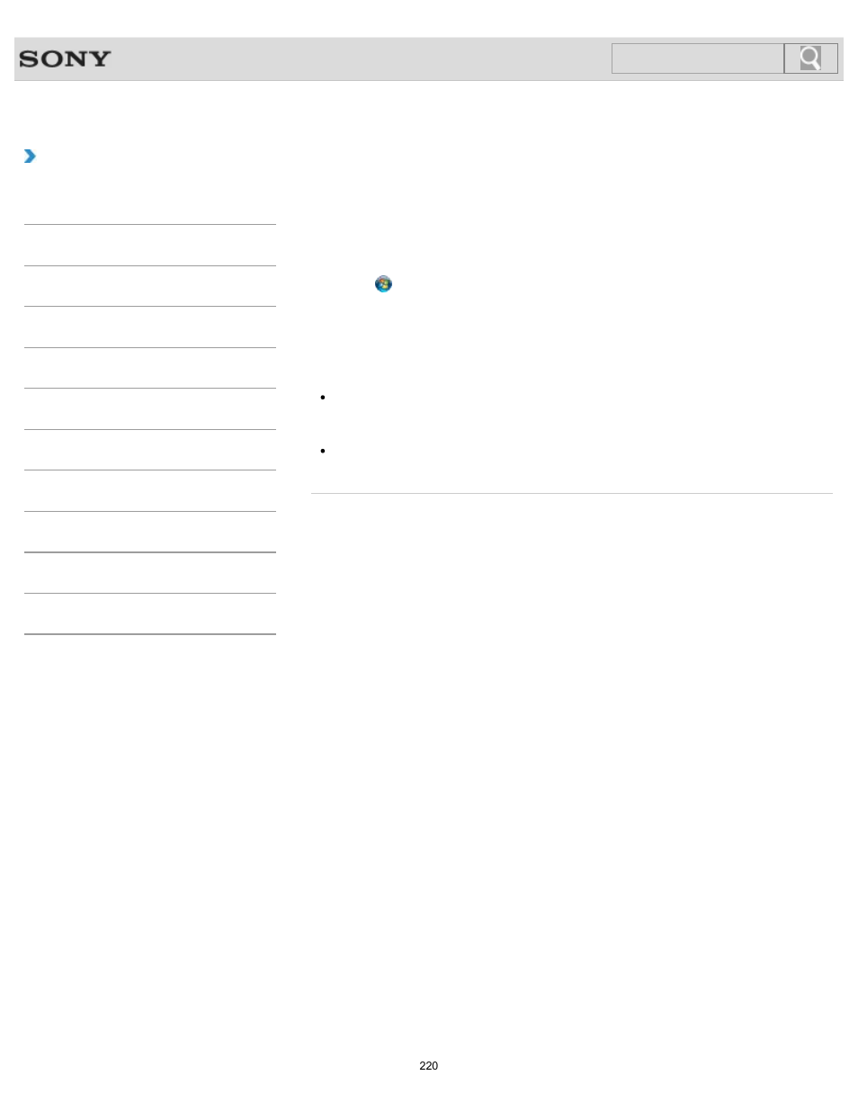 How to use, Search | Sony SVS1511BFXB User Manual | Page 220 / 407