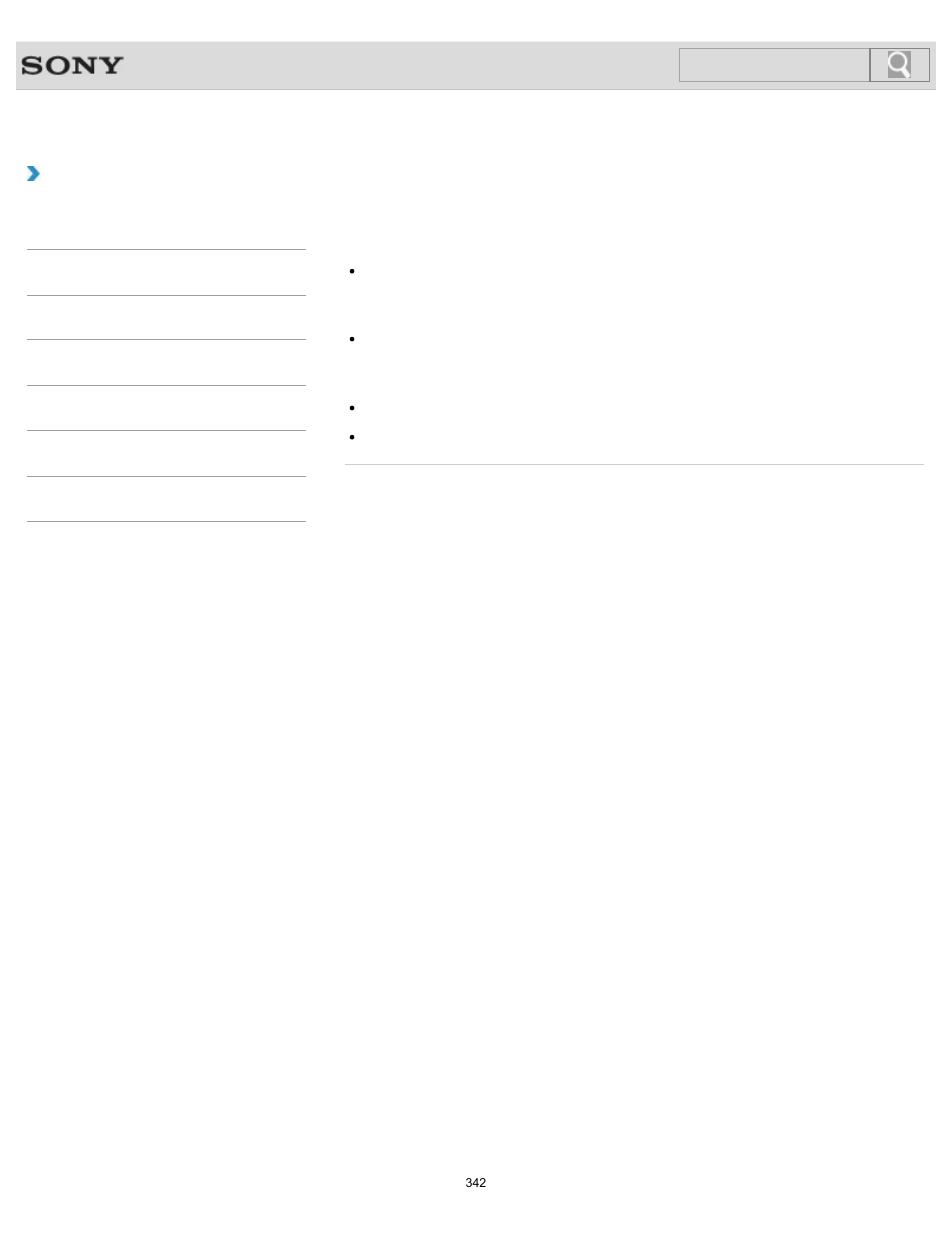 Troubleshooting, Search | Sony SVS1511BFXB User Manual | Page 342 / 407