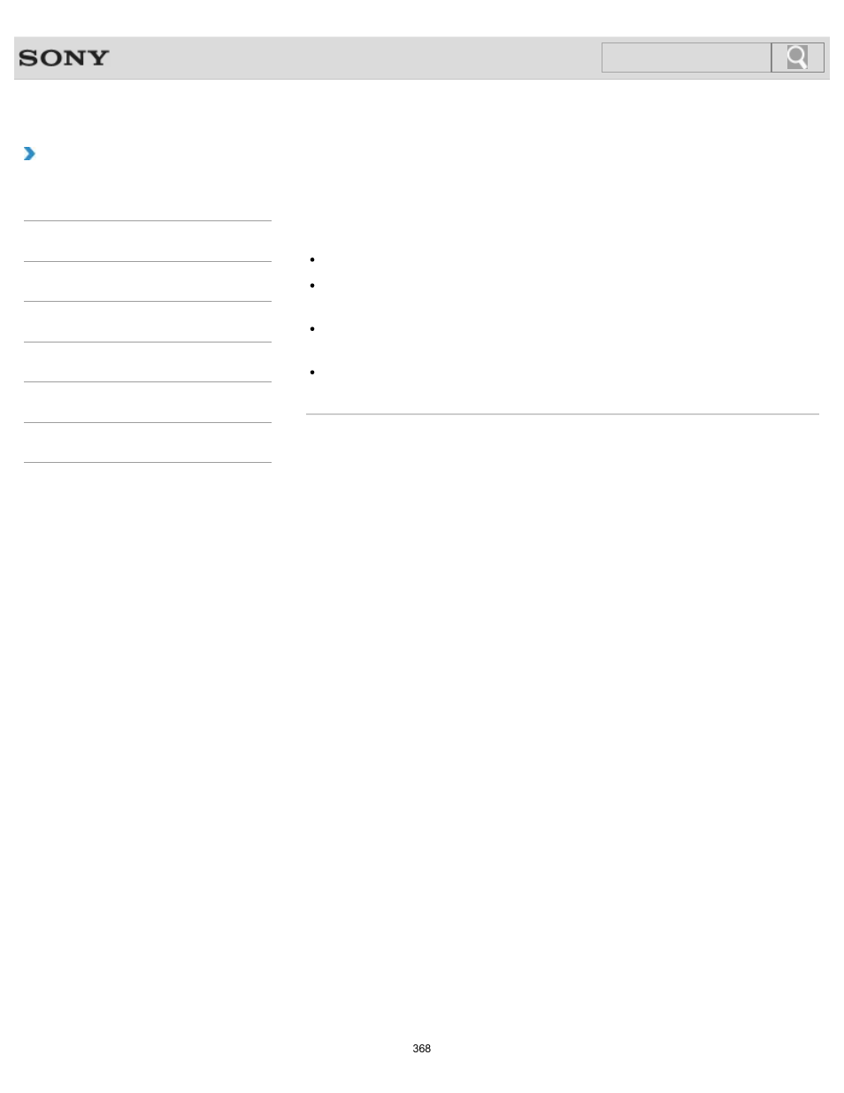 Troubleshooting, Search | Sony SVS1511BFXB User Manual | Page 368 / 407