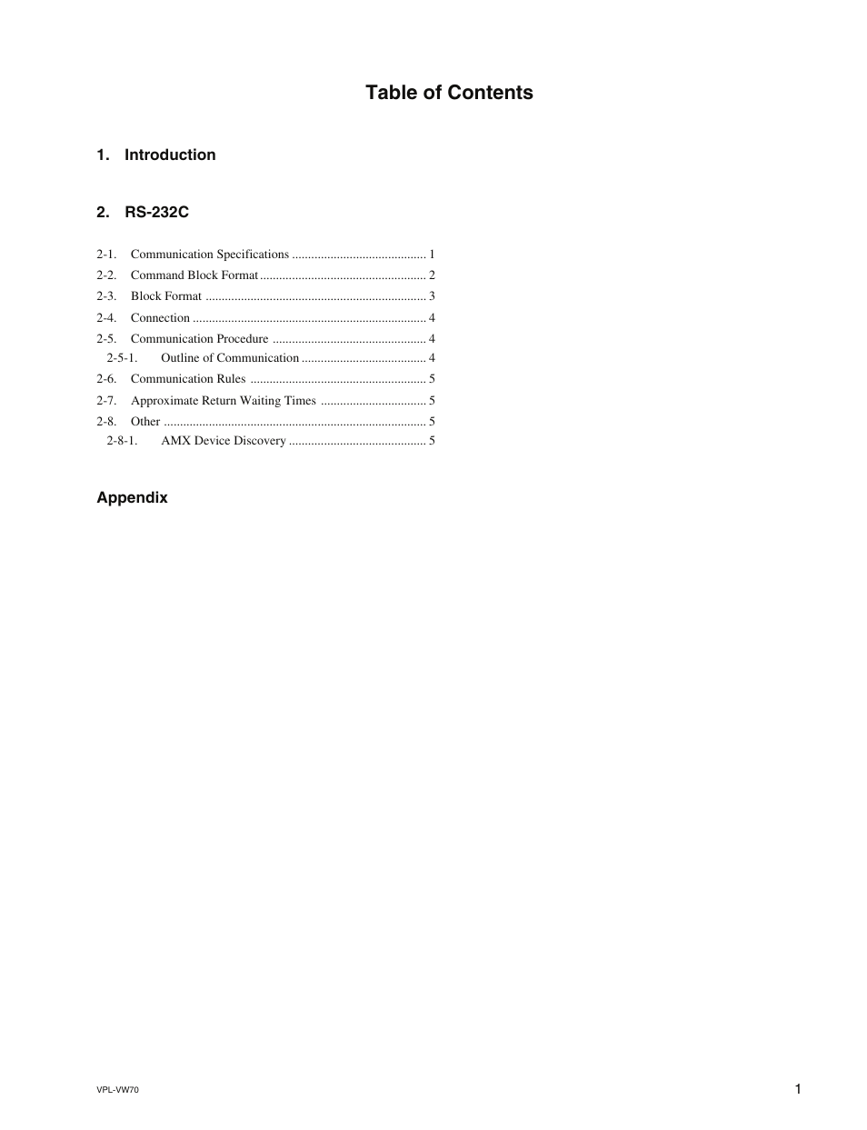 Sony VPL-VW70 User Manual | Page 3 / 18