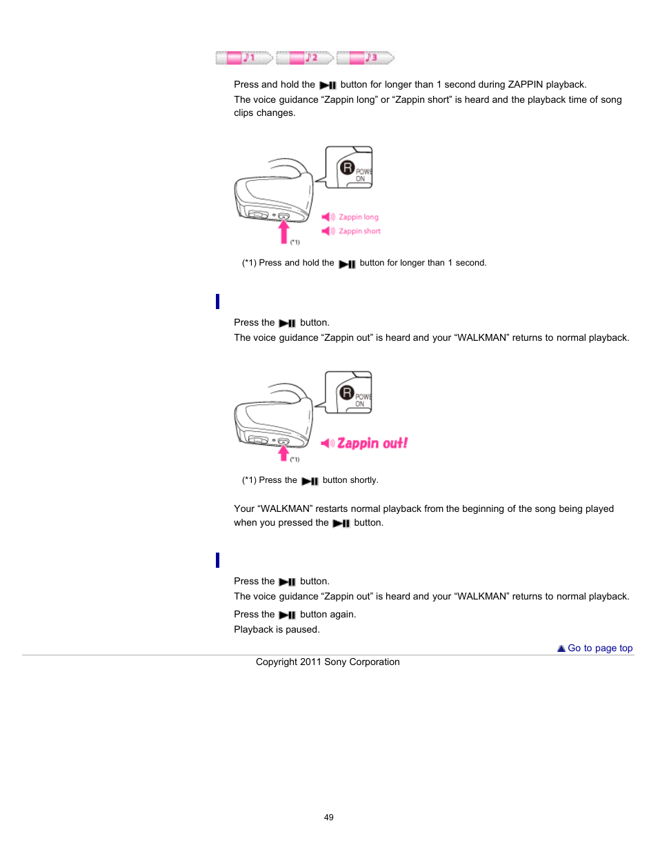 Sony NWZ-W262BLK User Manual | Page 49 / 80