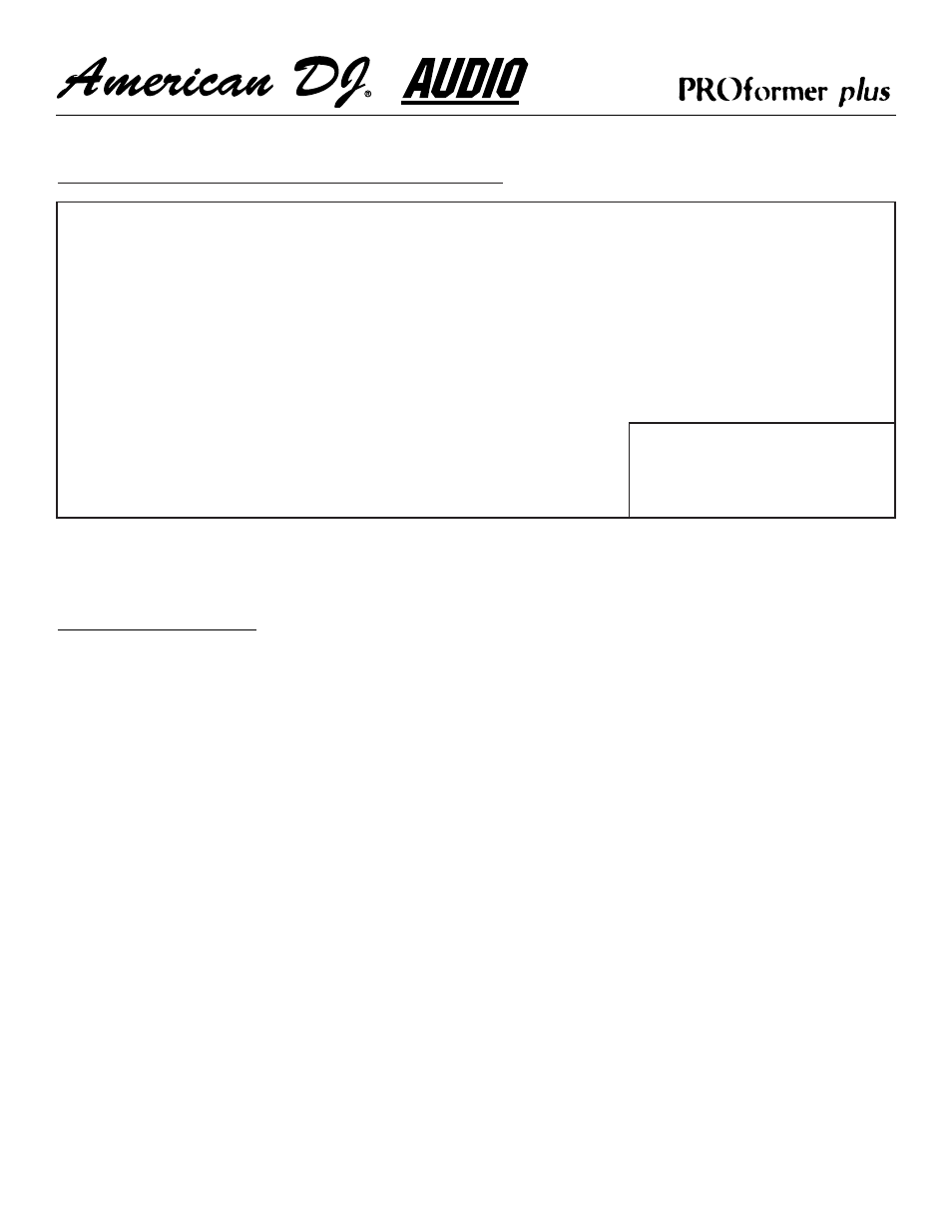 American Audio SKILZ XDM-2221 User Manual | Page 8 / 8