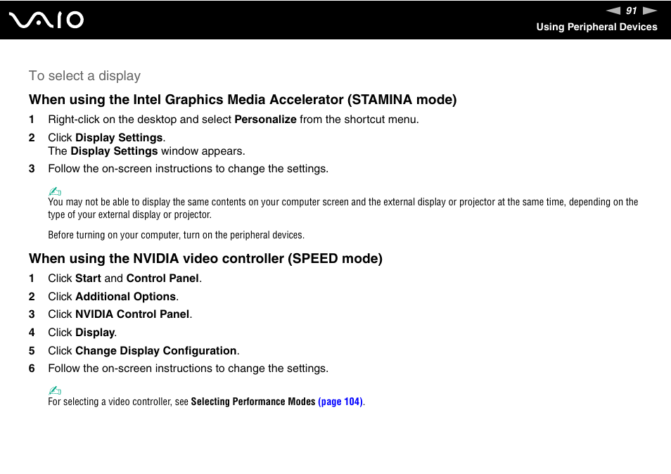 Sony VGN-SZ440 User Manual | Page 91 / 239