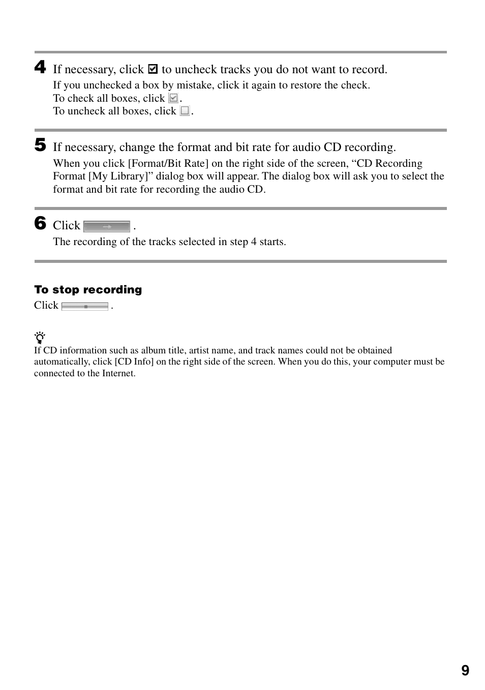 Sony D-NE326CK User Manual | Page 9 / 20