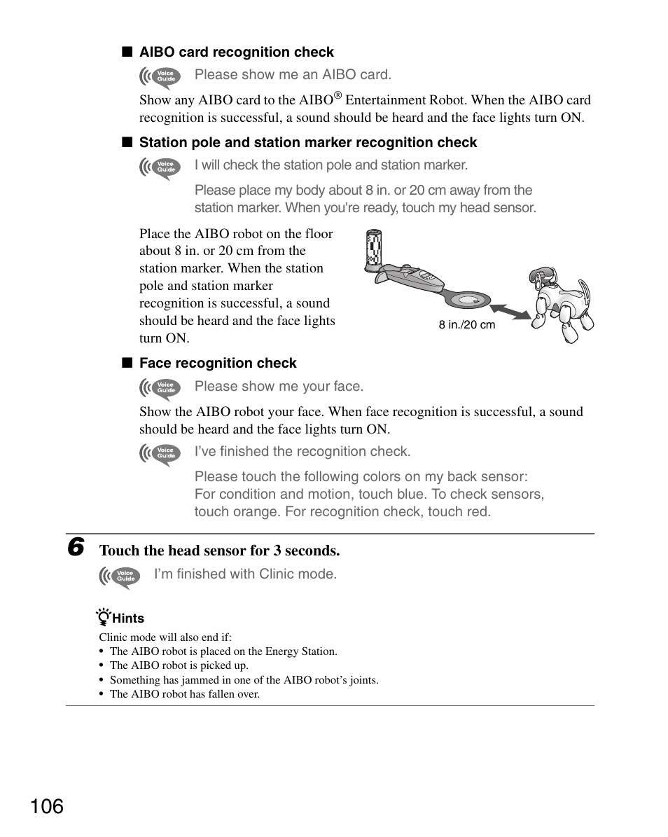 Sony ERS-7 User Manual | Page 106 / 120
