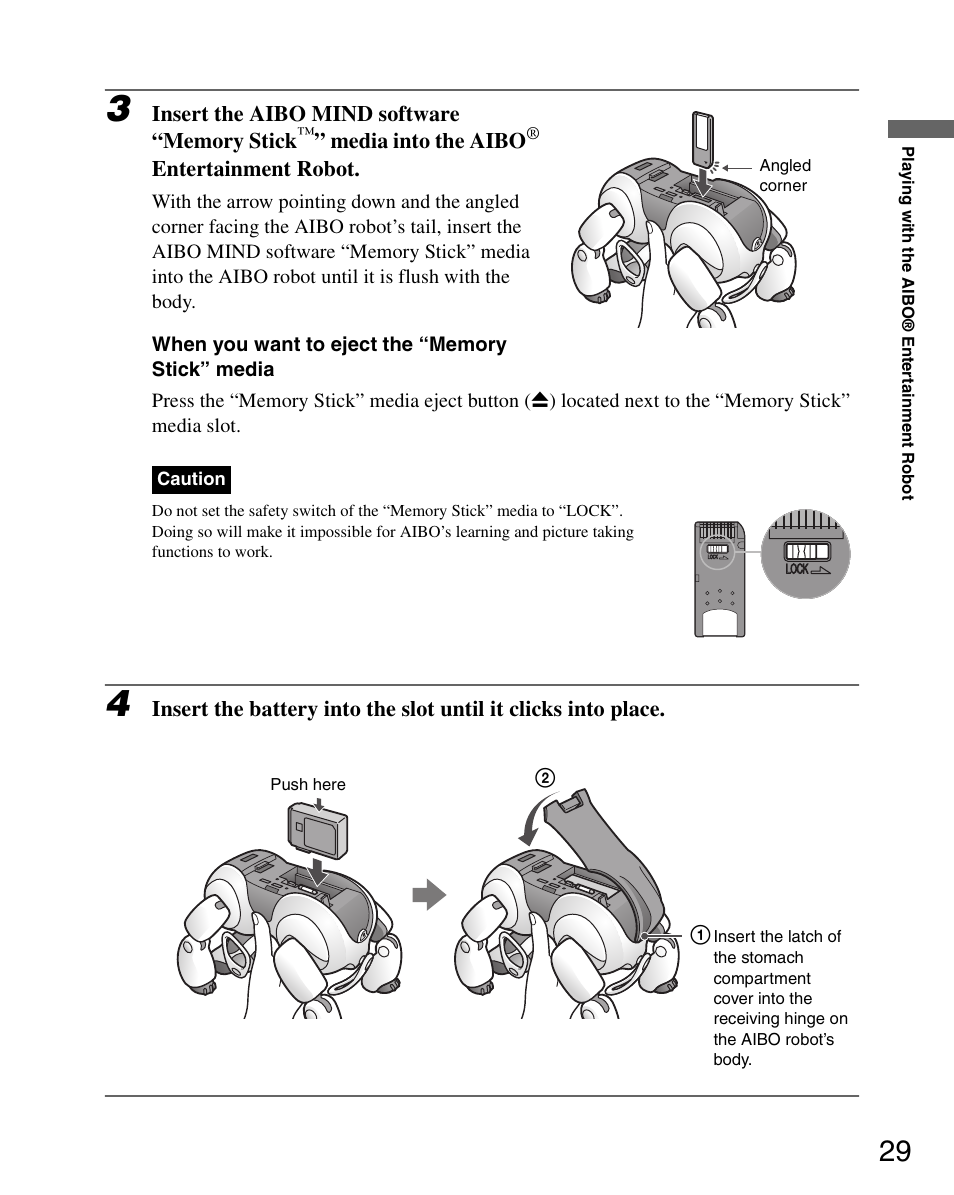 Sony ERS-7 User Manual | Page 29 / 120