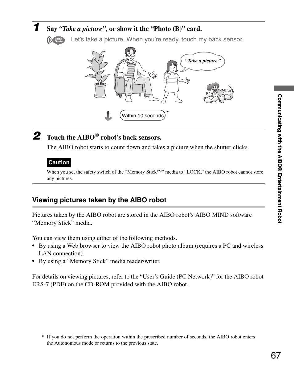 Sony ERS-7 User Manual | Page 67 / 120