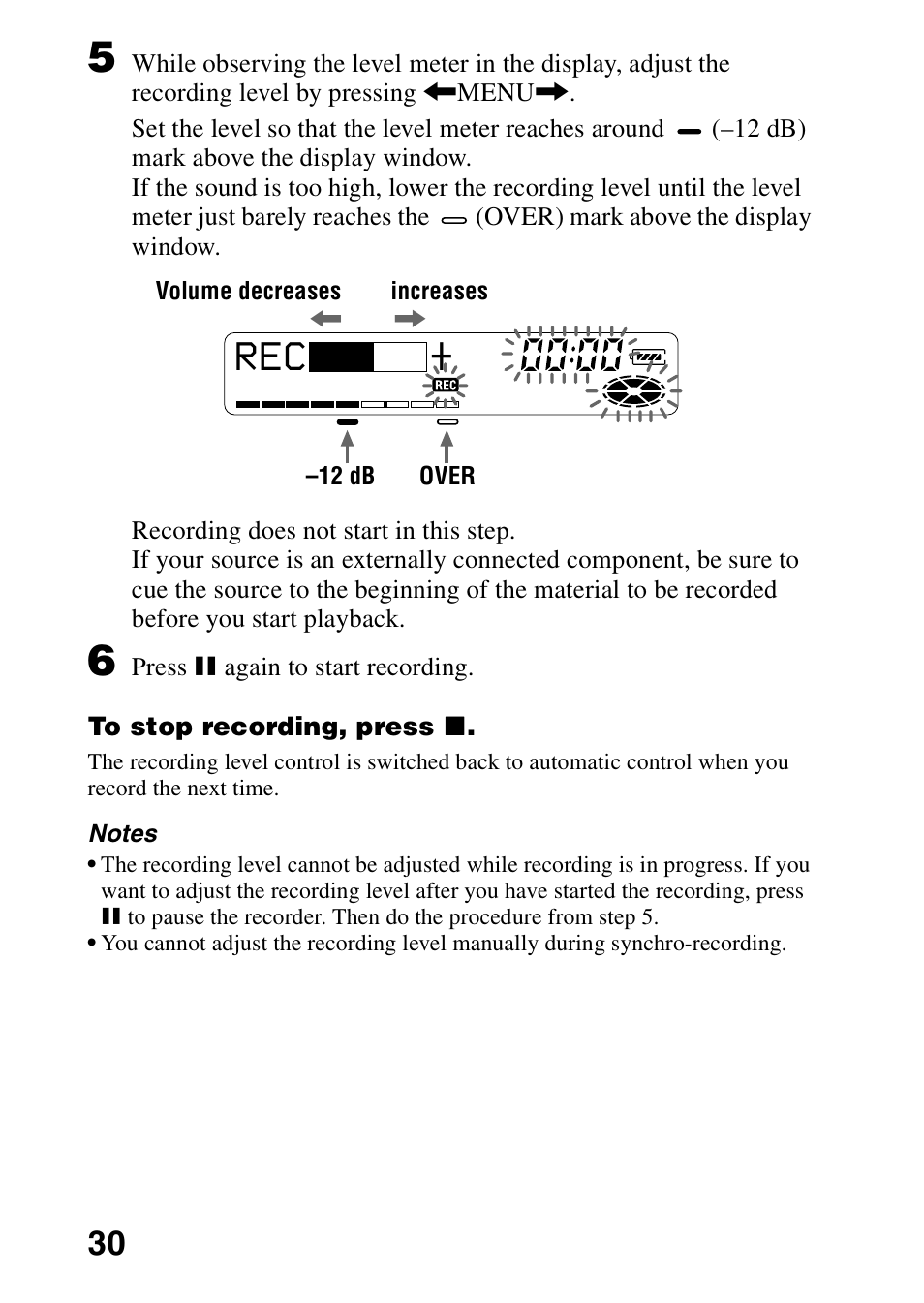 R (30) | Sony MZ-R700 User Manual | Page 30 / 68