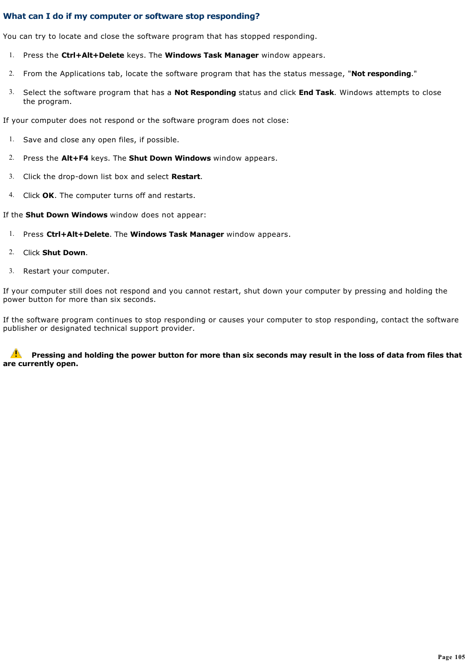 Sony PCV-RS600CG User Manual | Page 105 / 182