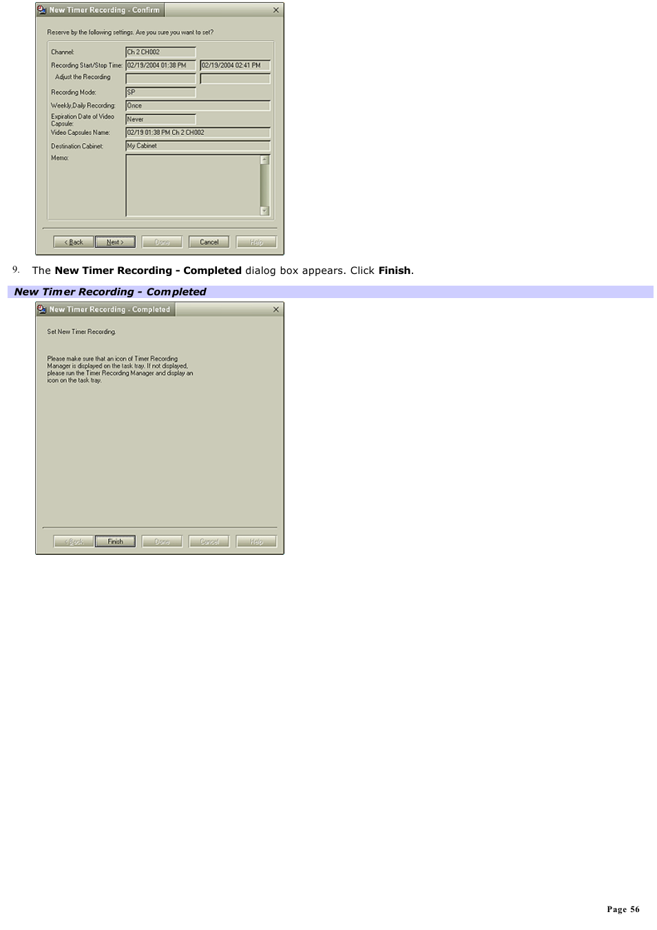 Sony PCV-RS600CG User Manual | Page 56 / 182