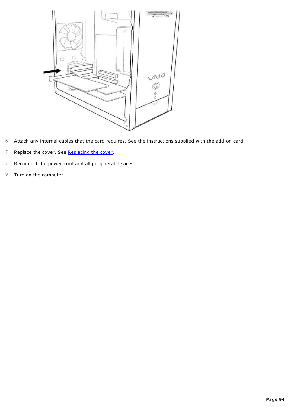 Sony PCV-RS600CG User Manual | Page 94 / 182