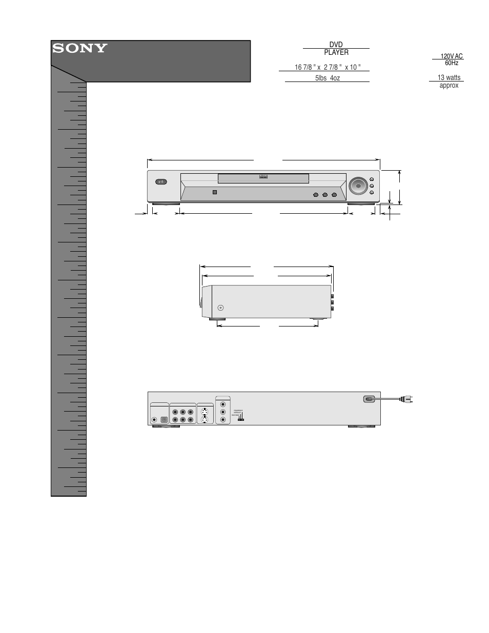 Sony DVP-NS715P User Manual | 1 page
