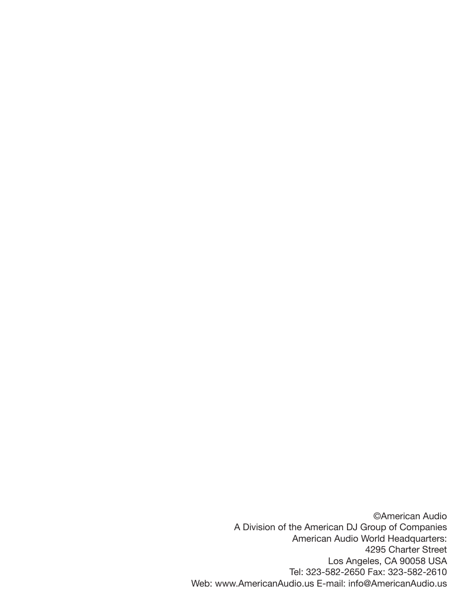 American Audio PXI 15P User Manual | Page 17 / 17