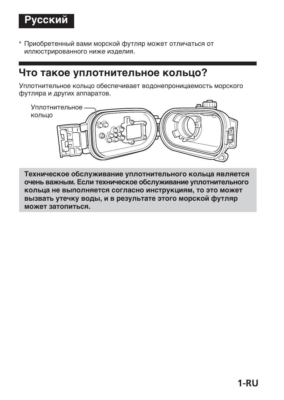 Русский, Что такое уплотнительное кольцо | Sony MPK-THB User Manual | Page 39 / 64