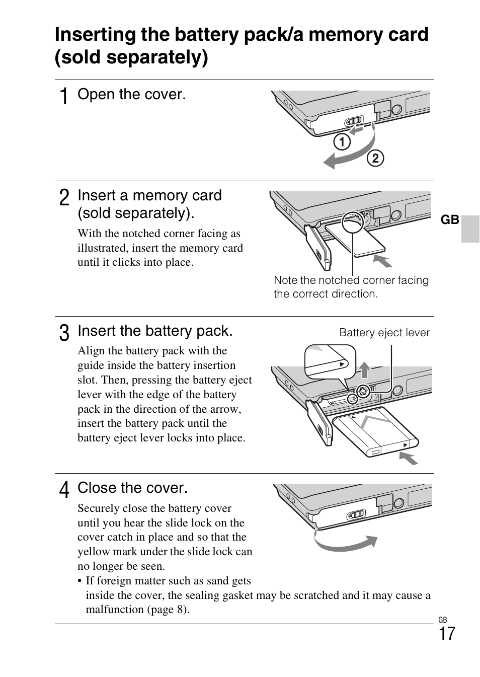 Sony DSC-TX5 User Manual | Page 17 / 64