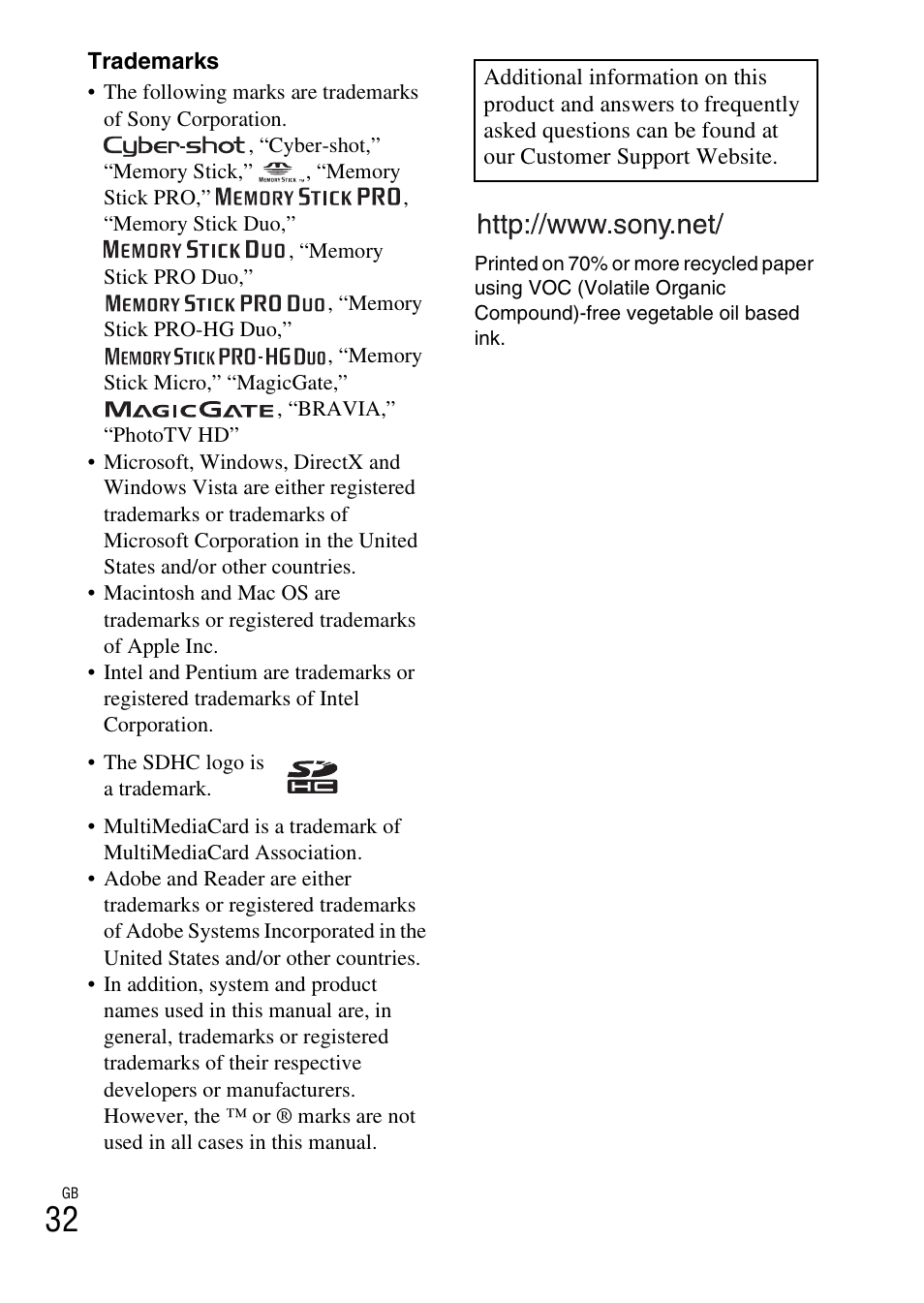 Sony DSC-TX5 User Manual | Page 32 / 64