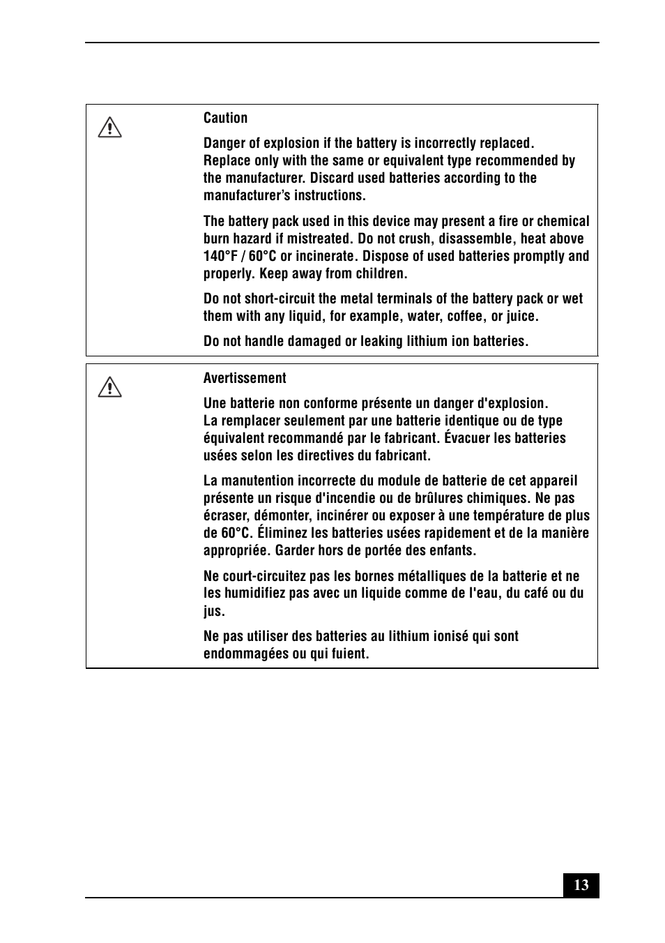 Sony VPCCB2AFX User Manual | Page 13 / 24