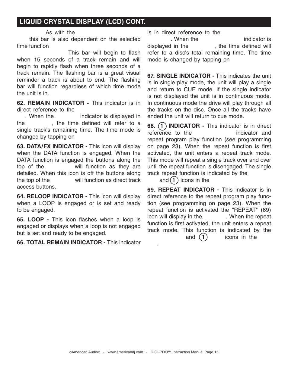 American Audio DIGI-PRO User Manual | Page 15 / 32