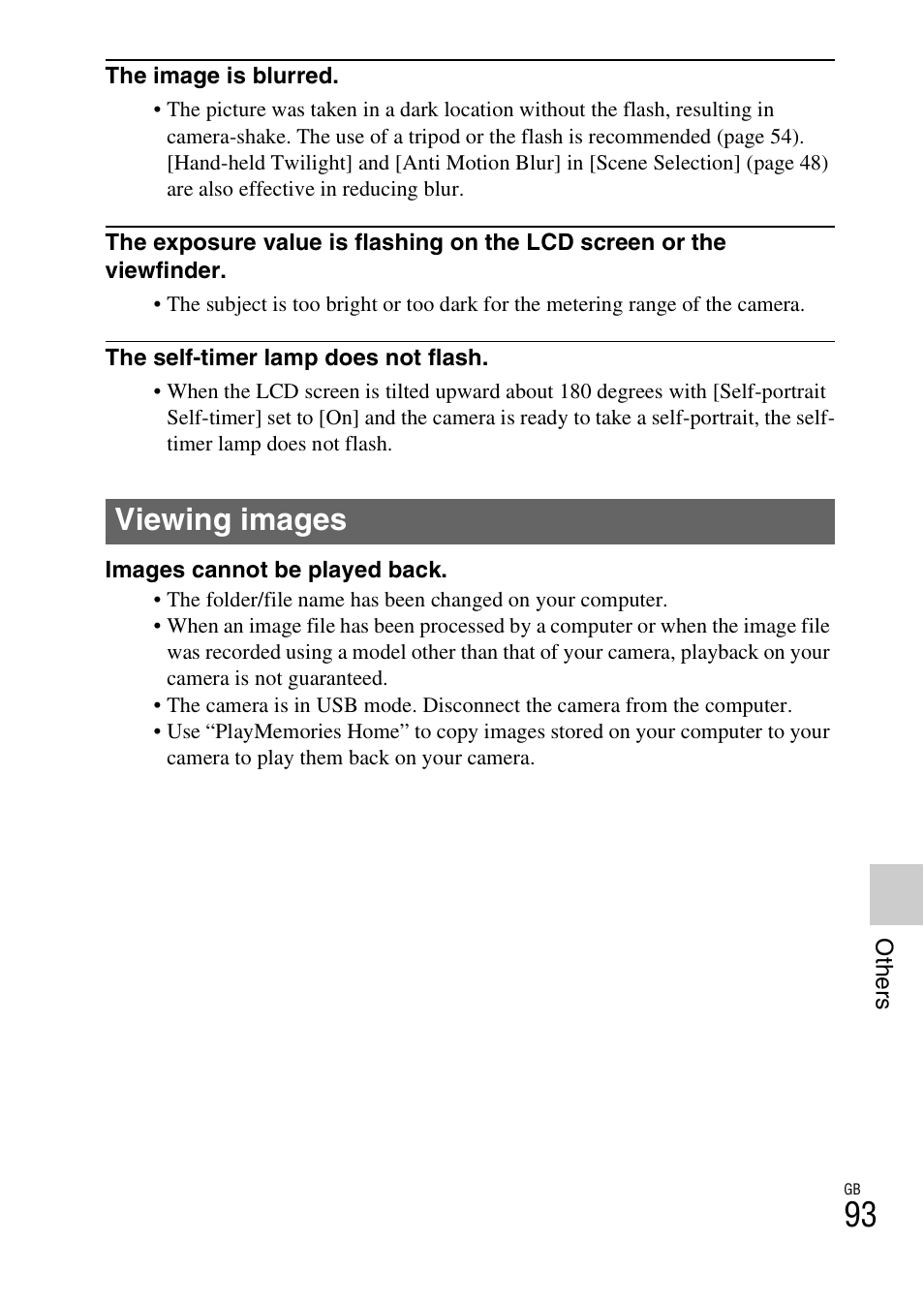 O 93, Viewing images | Sony NEX-5R User Manual | Page 93 / 107