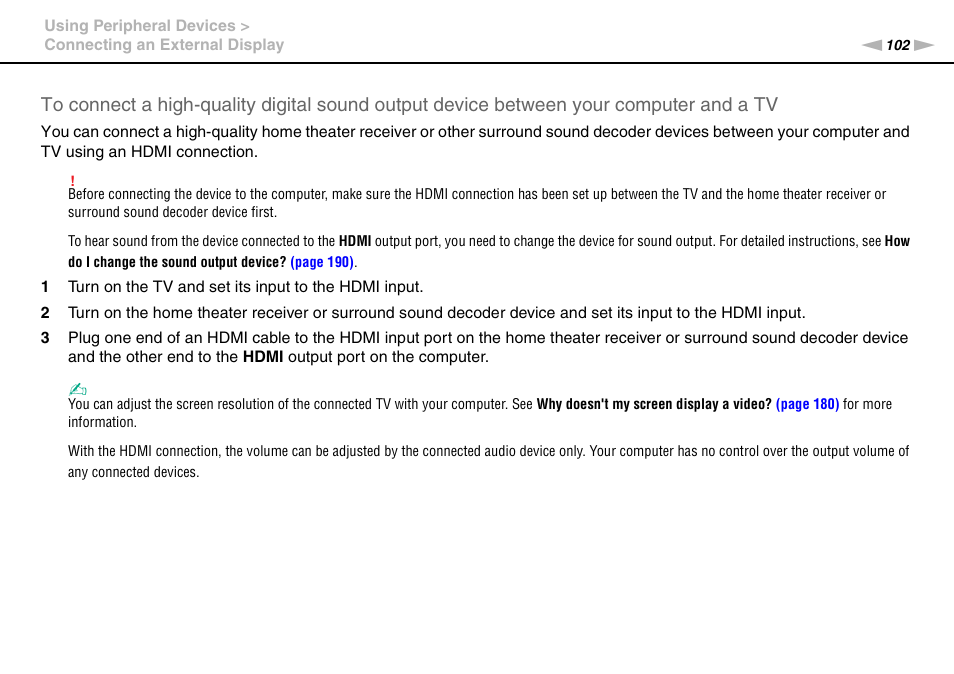 Sony VPCB1190X User Manual | Page 102 / 198