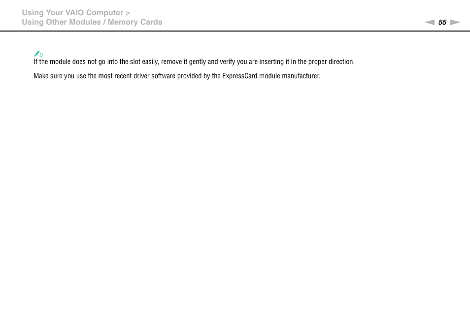 Sony VPCB1190X User Manual | Page 55 / 198