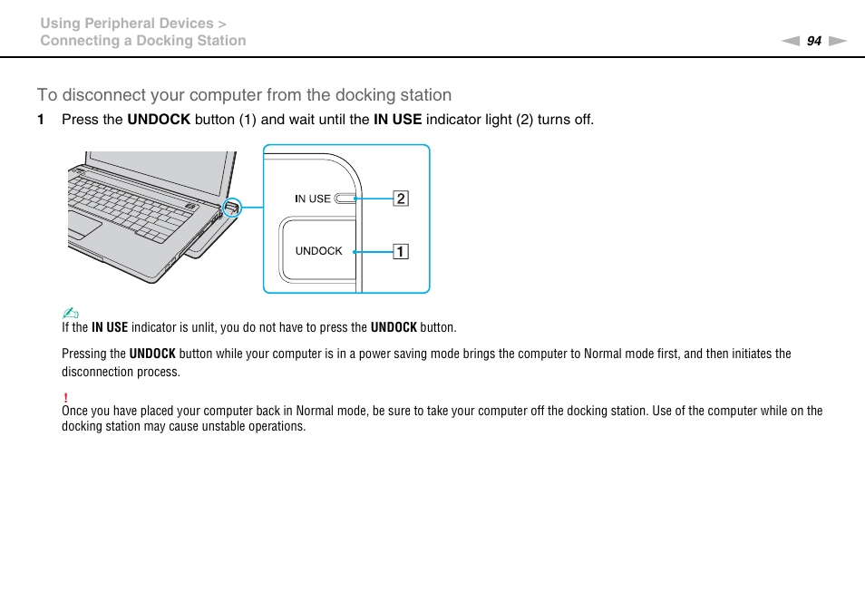 Sony VPCB1190X User Manual | Page 94 / 198